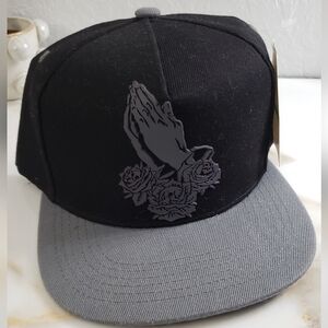 Praying Hands Baseball cap Ring of fire hat